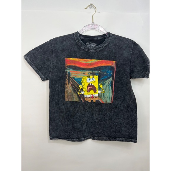 SpongeBob Squarepants Other - Spongebob Squarepants Black T SHIRT Authentic Licensed Unisex Size XS